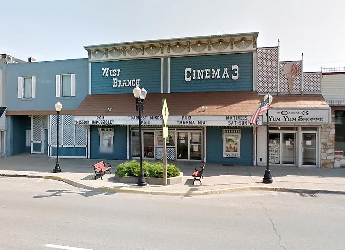 West Branch Cinema (Midstate Theater, Mid State Theater) - 2018 Street View